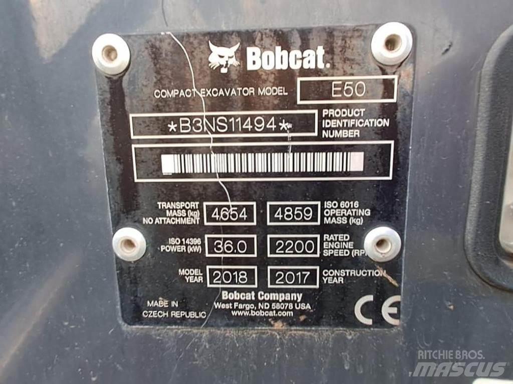 Bobcat E50 Mini bageri < 7t