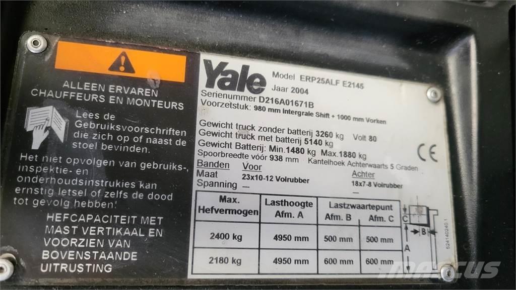 Yale ERP25ALF Električni viljuškari