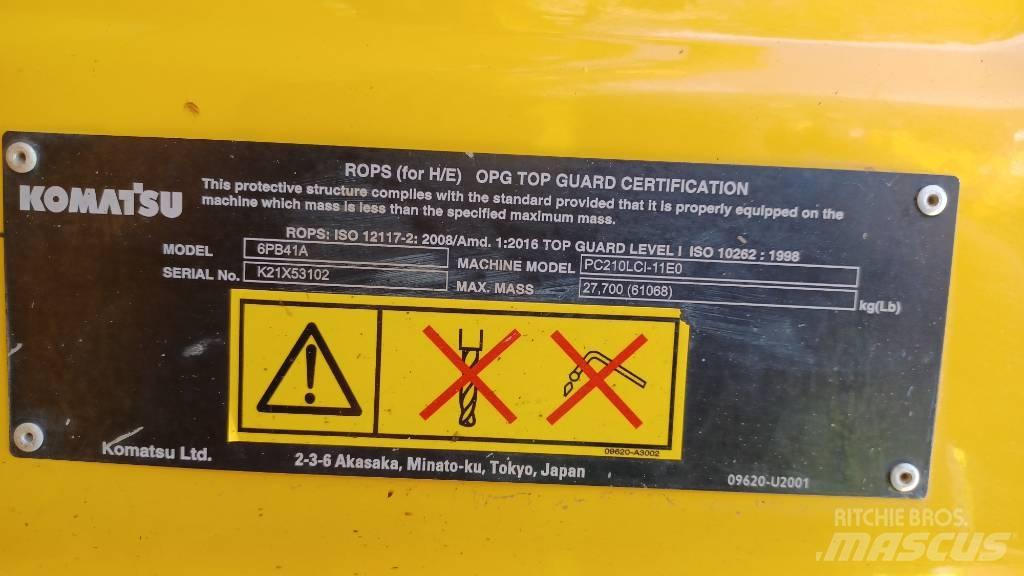 Komatsu PC210LCi-11 Bageri guseničari