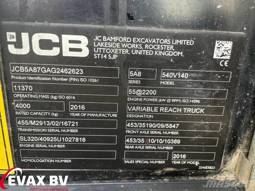 JCB 540-140 Loadall Poljoprivredni teleskopski utovarivači