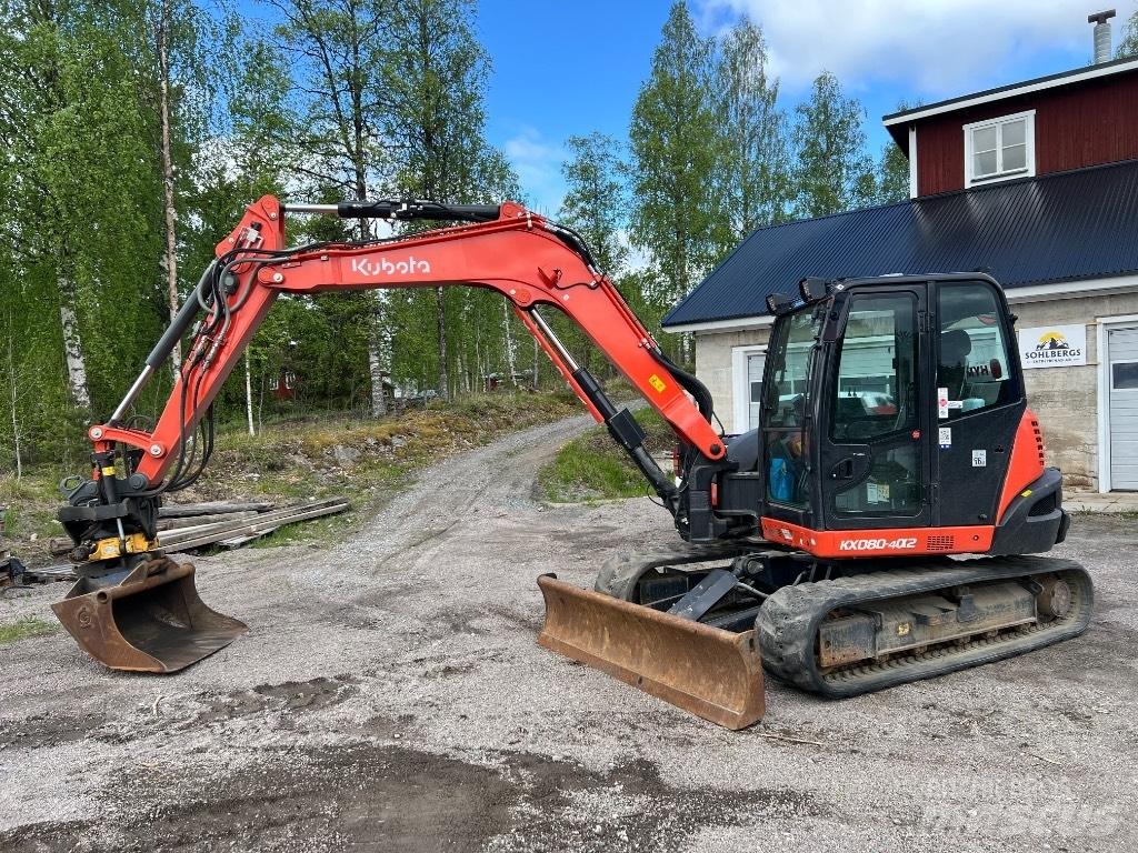 Kubota kx080-4a2 Midi bageri 7t – 12t