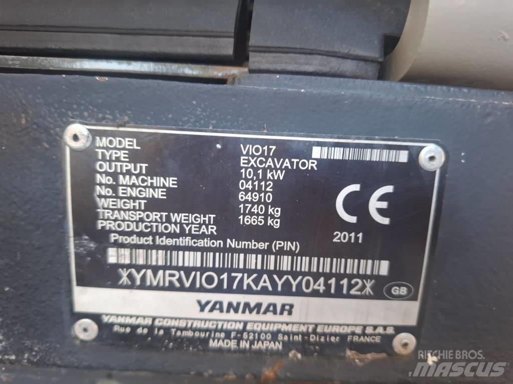 Yanmar Vio 17 Mini bageri < 7t