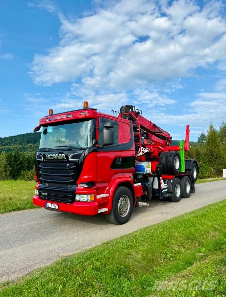 Scania R580 V8 6x4 Kamioni za drva Šticari