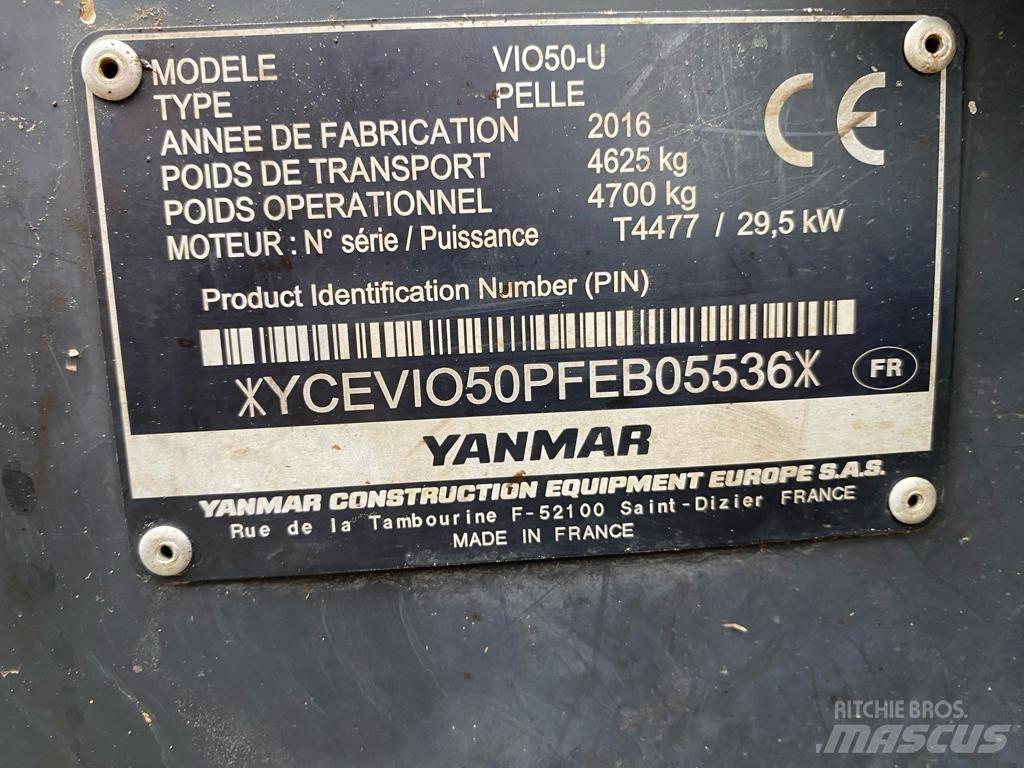 Yanmar Vio 50 U Mini bageri < 7t