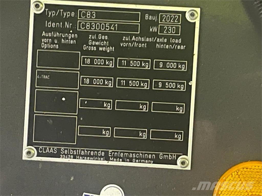 CLAAS Lexion 760 Kombajni