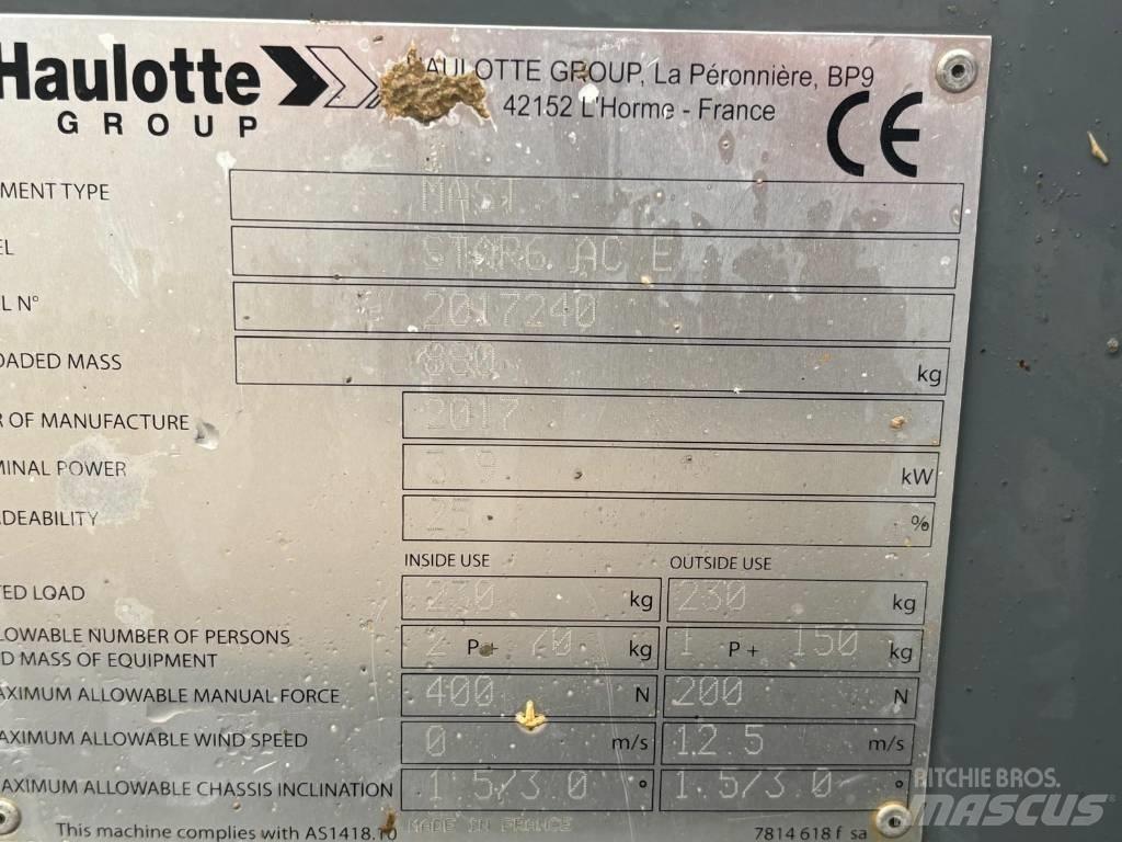 Haulotte Star 6 Jarbolne penjajuće platforme