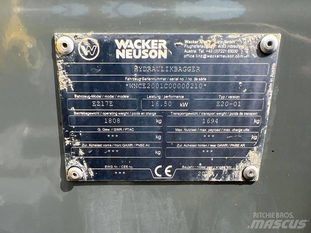 Wacker Neuson EZ17e Bageri guseničari