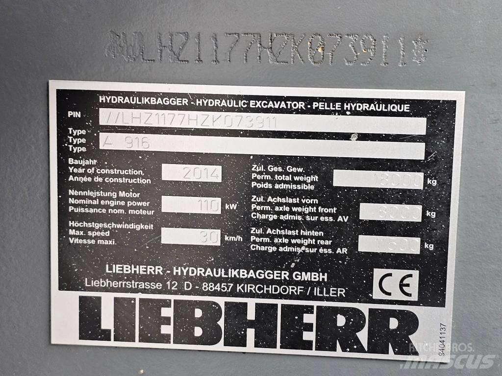 Liebherr A 916 Bageri točkaši