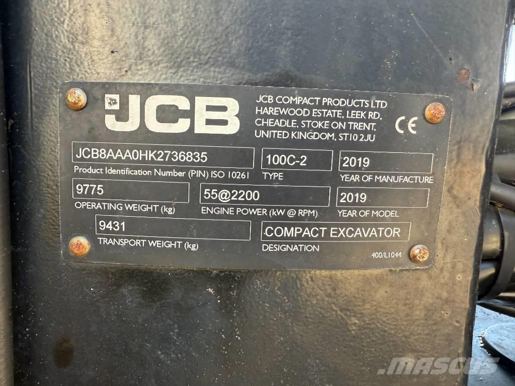 JCB 100 C-2 Midi bageri 7t – 12t