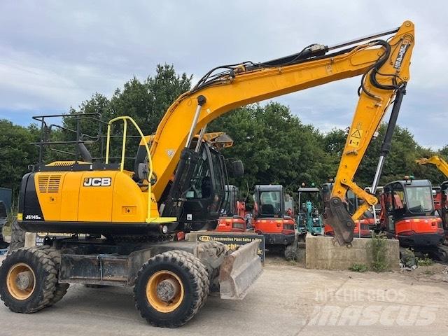 JCB JS 145 W Bageri točkaši