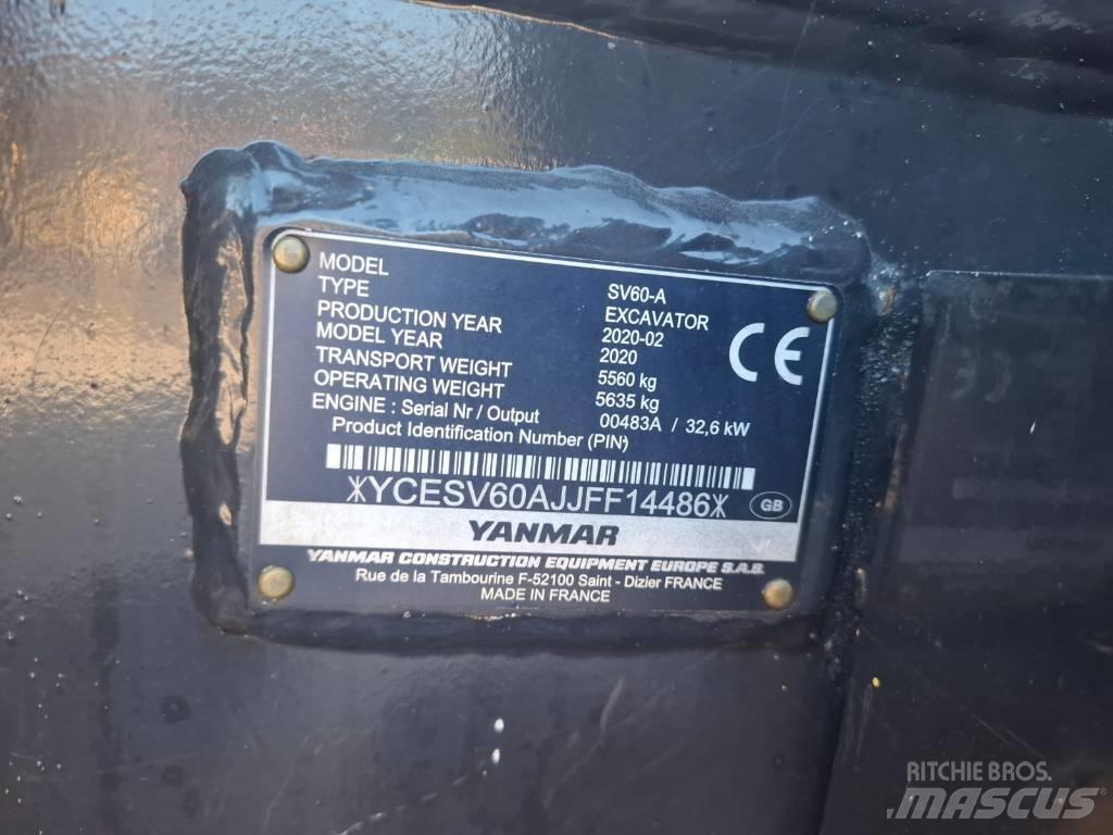 Yanmar SV 60 A Midi bageri 7t – 12t