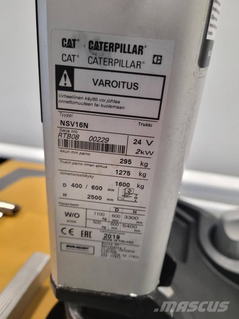 CAT NSV 16N Samopogonski ručni viljuškari