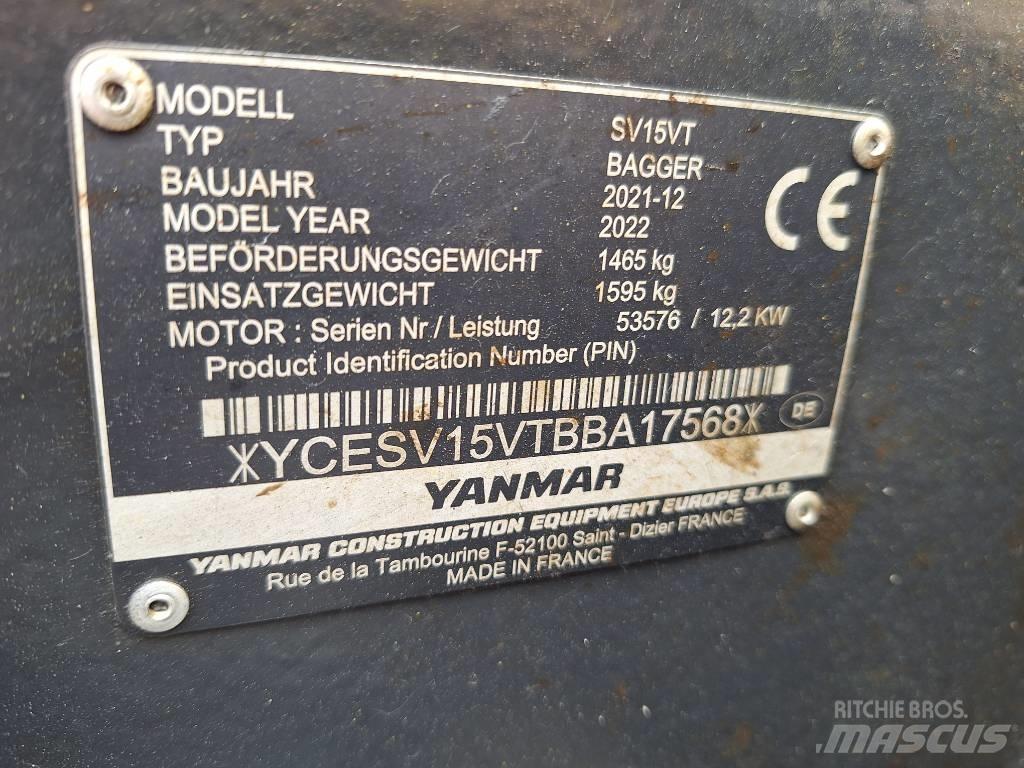 Yanmar SV 15 Mini bageri < 7t