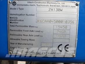 Hitachi ZX 130 W Bageri točkaši