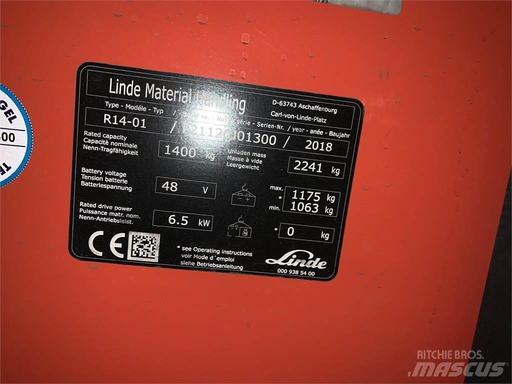Linde R14 Viljuškari sa pomičnim stupom