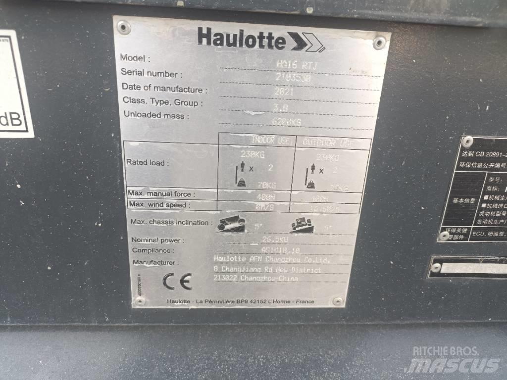 Haulotte HA16RTJ Zglobne podizne platforme