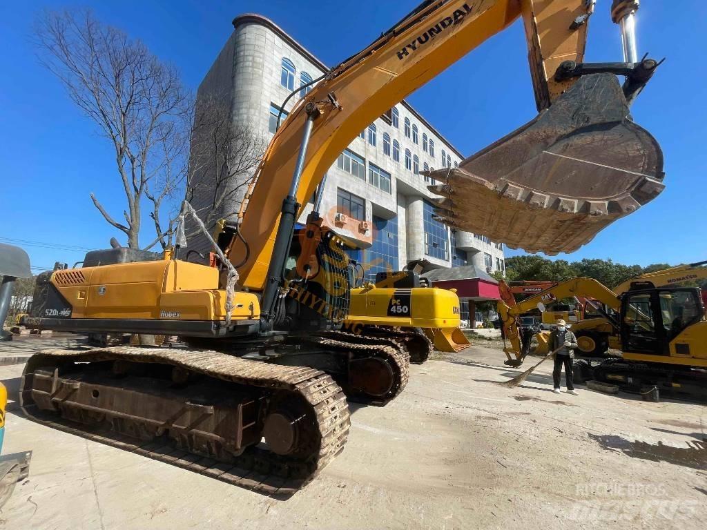 Hyundai Robex 520 VS Bageri guseničari