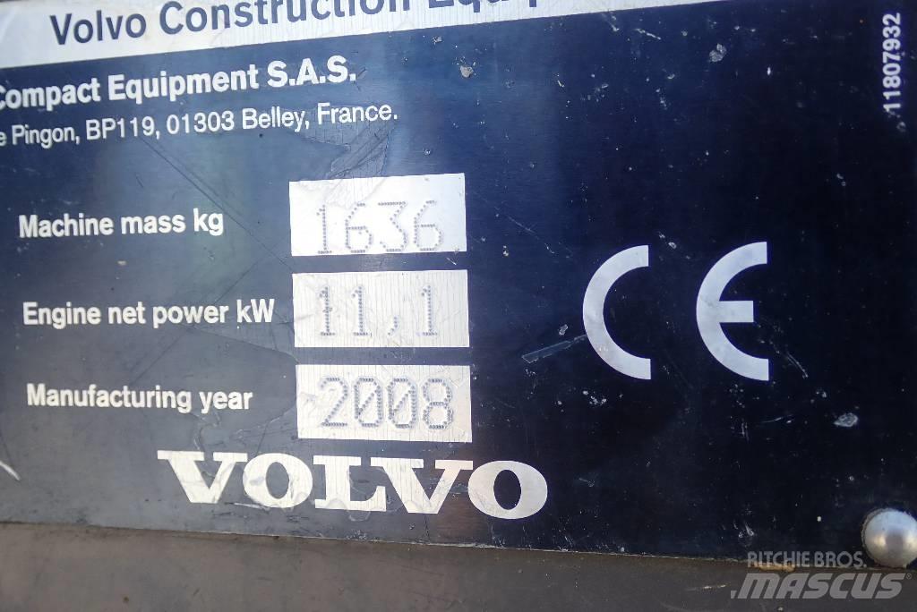 Volvo EC 15 B Mini bageri < 7t