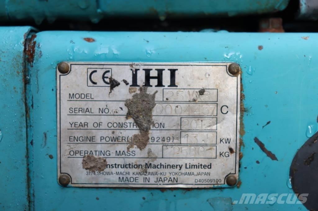 IHI 25 VX 3 Mini bageri < 7t