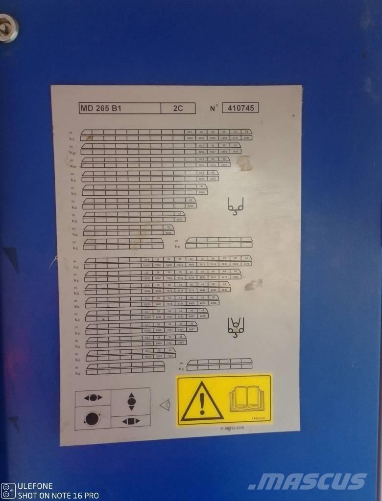 Potain MD265B1-J10 Kranovi tornjevi