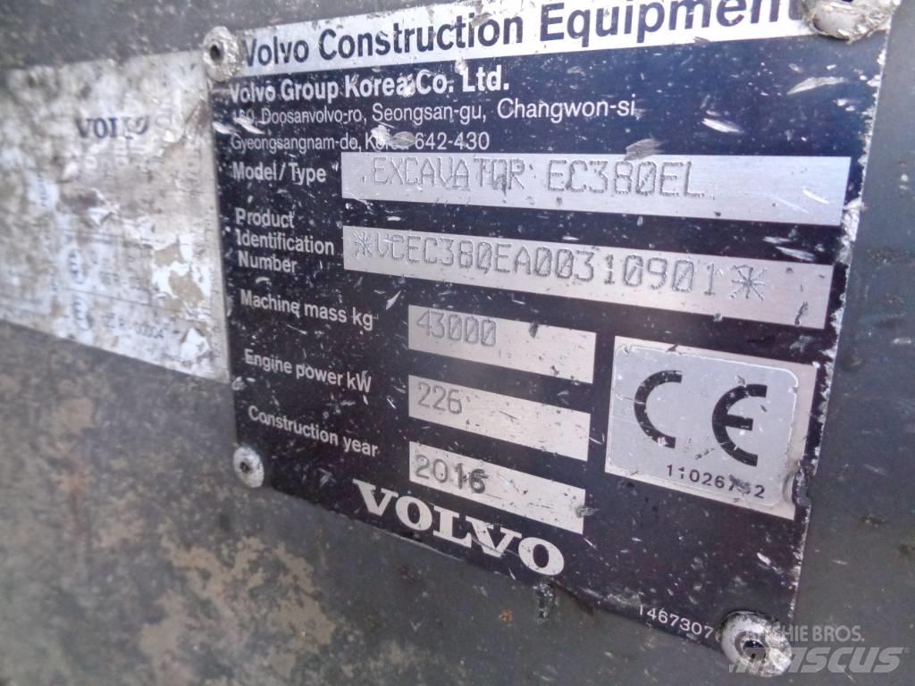Volvo EC 380 EL Bageri guseničari