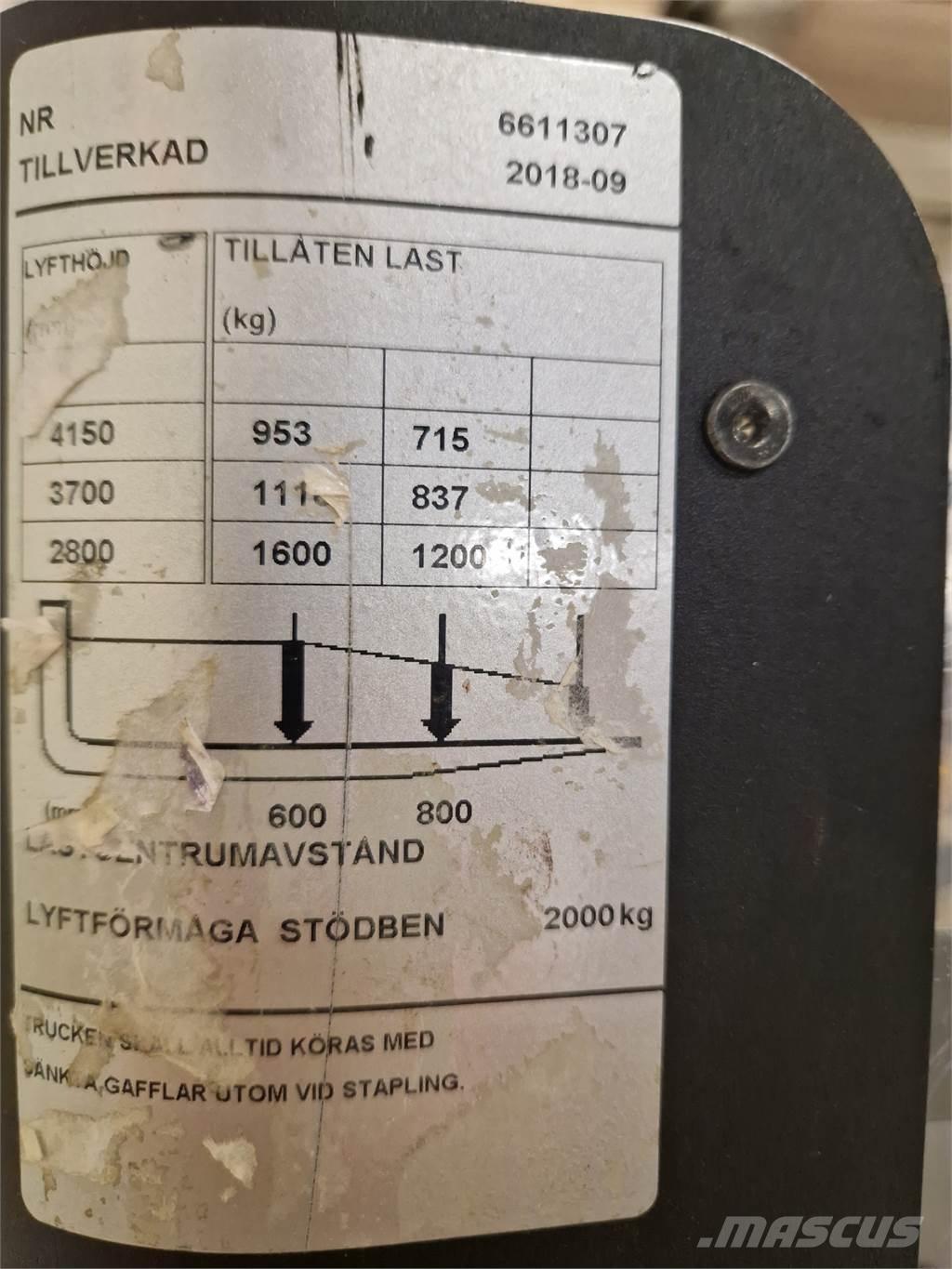 Toyota SPE160L Samopogonski ručni viljuškari