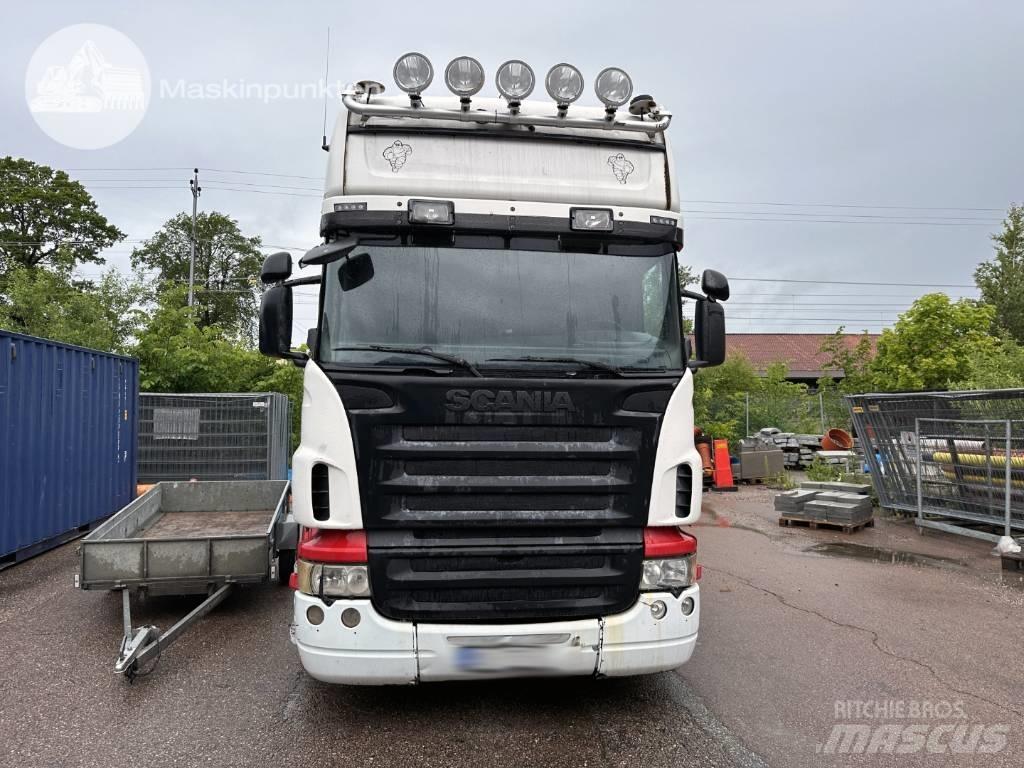 Scania R 480 LB Rol kiper kamioni sa kukom za podizanje tereta