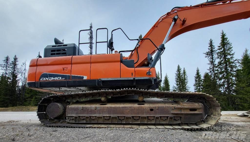 Doosan DX 340 LC Bageri guseničari