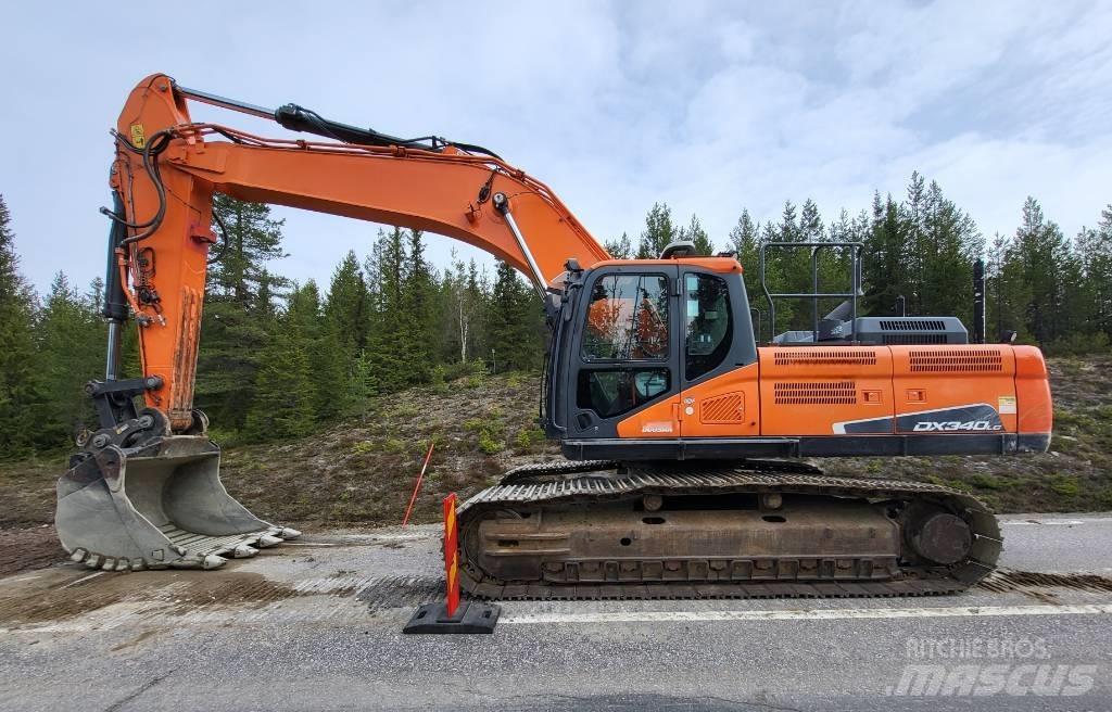 Doosan DX 340 LC Bageri guseničari