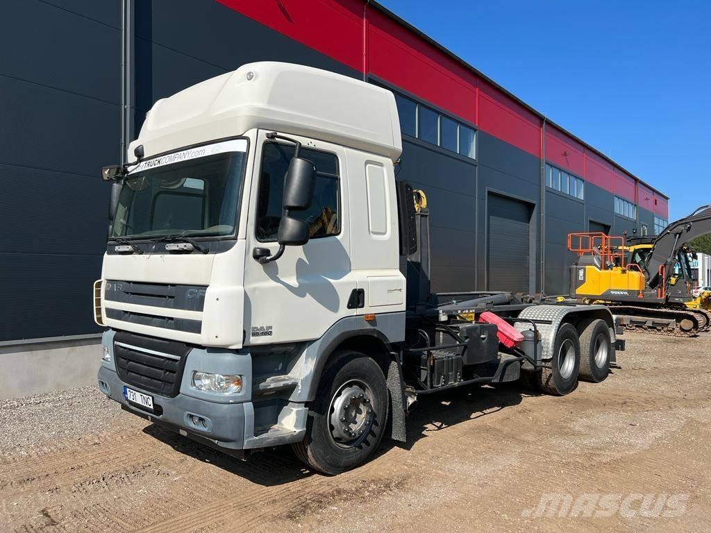 DAF CF85.460 Rol kiper kamioni sa kukom za podizanje tereta