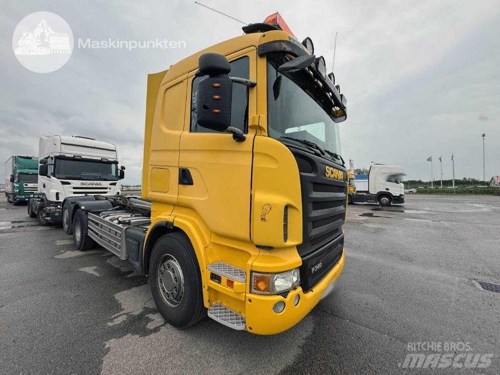 Scania R 420 LB Rol kiper kamioni sa kukom za podizanje tereta