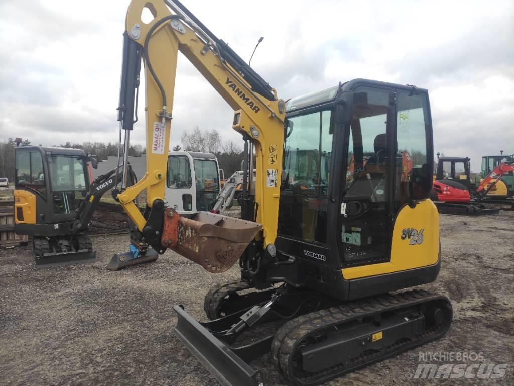 Yanmar SV 26 2017r Mini bageri < 7t