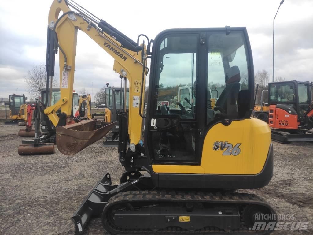 Yanmar SV 26 2017r Mini bageri < 7t
