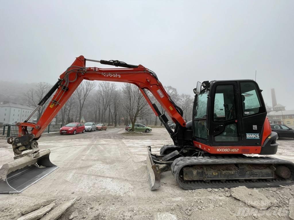 Kubota KX 080-4a2 Midi bageri 7t – 12t