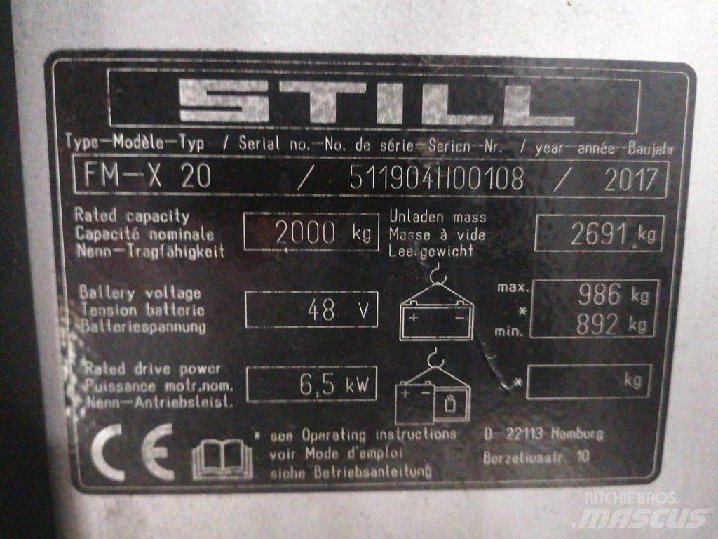 Still FM-X20 Viljuškari sa pomičnim stupom