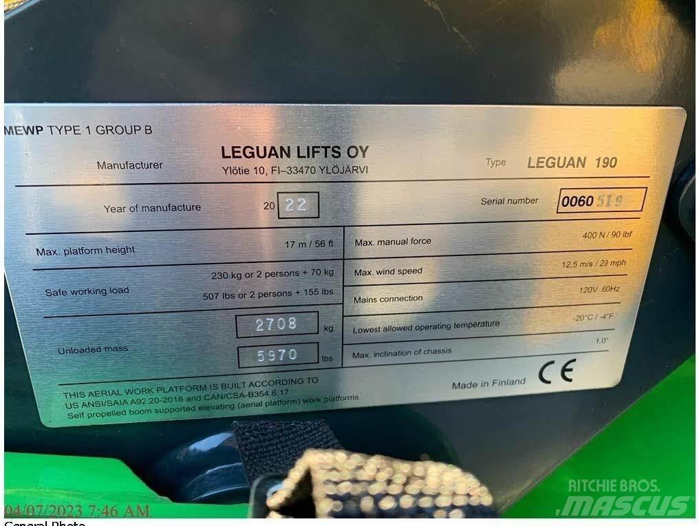 Avant LEGUAN 190 Zglobne podizne platforme