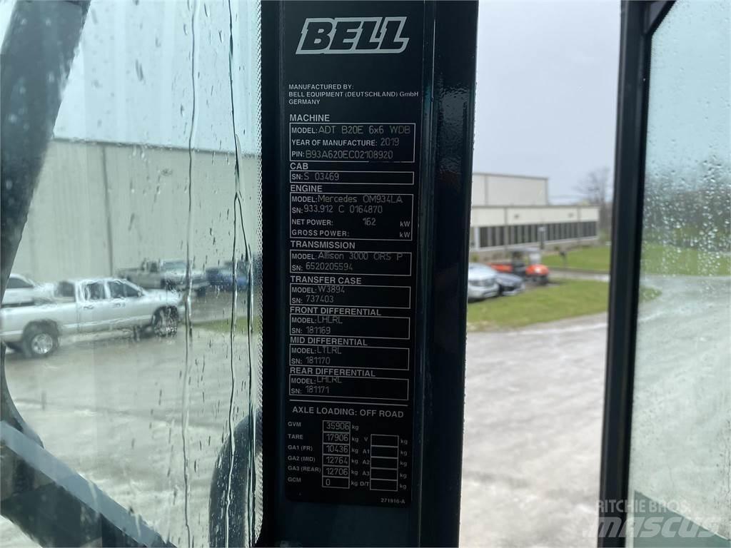 Bell B20E Zglobni damperi