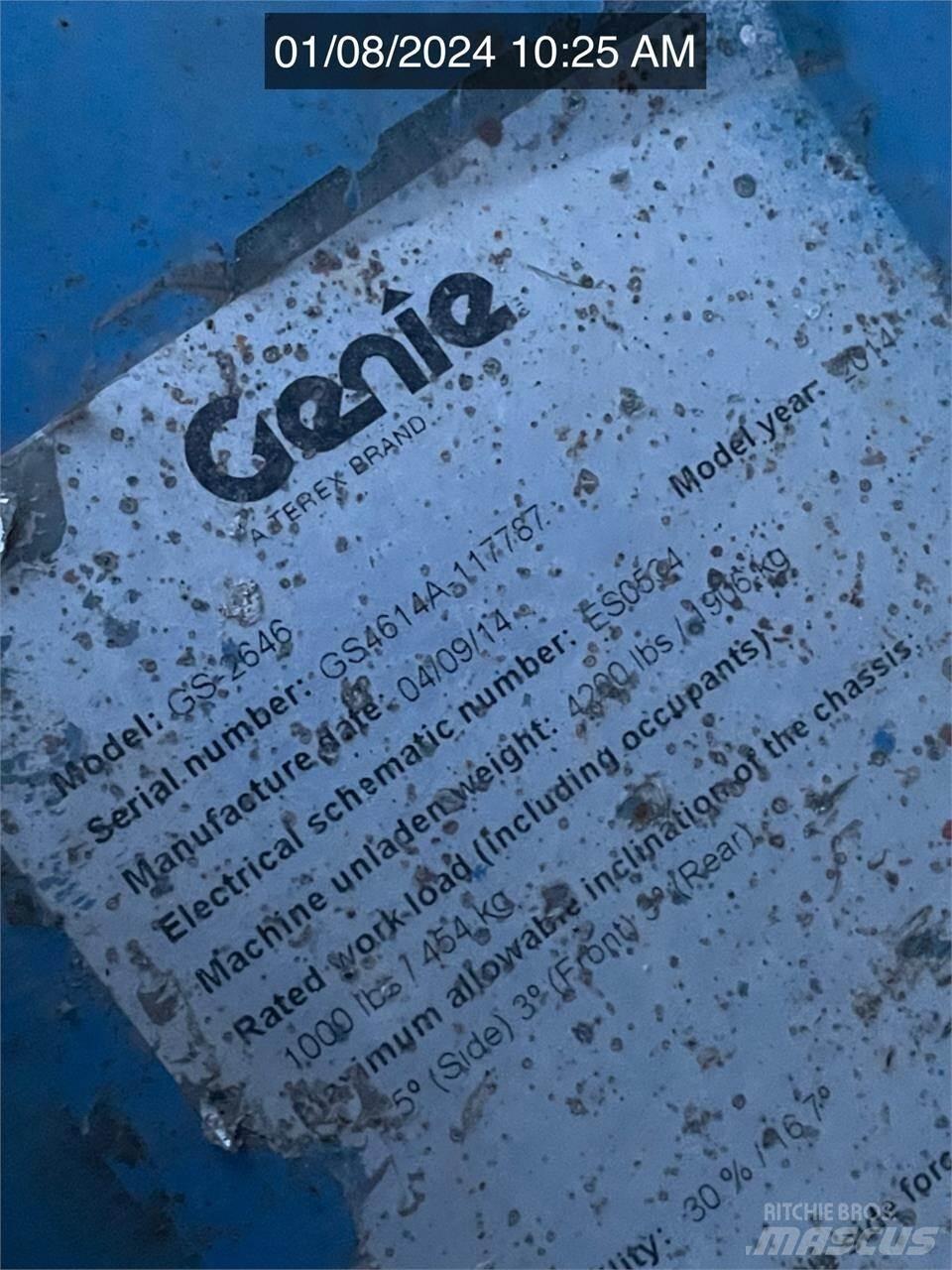 Genie GS2646 Makazaste platforme