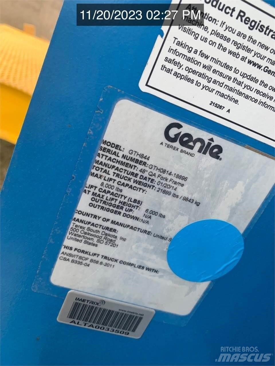 Genie GTH844 Teleskopski viljuškari