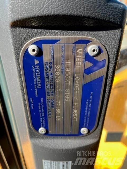 Hyundai HL965XT Utovarivači na točkove