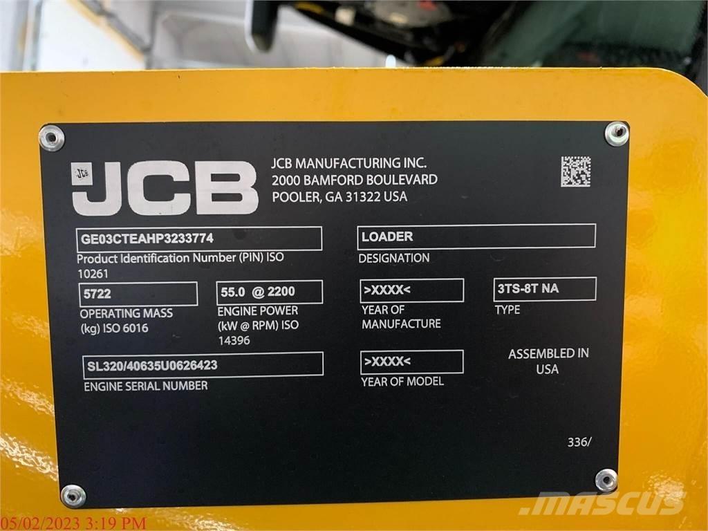 JCB 3TS-8T Skid steer mini utovarivači