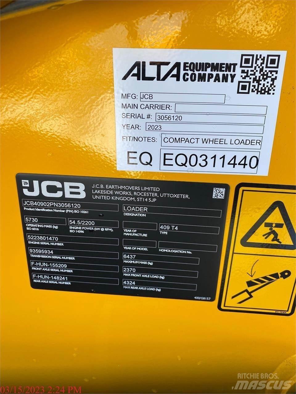 JCB 409 Utovarivači na točkove