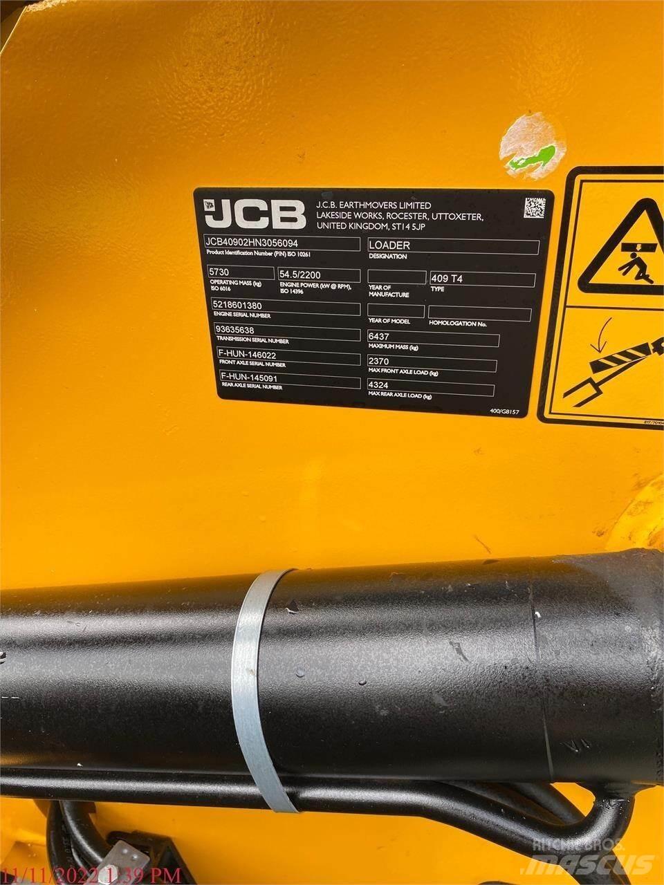 JCB 409 Utovarivači na točkove