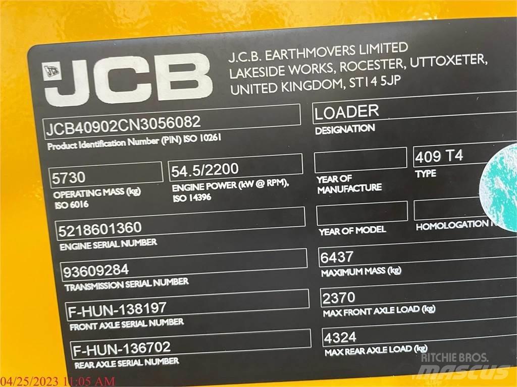 JCB 409 Utovarivači na točkove