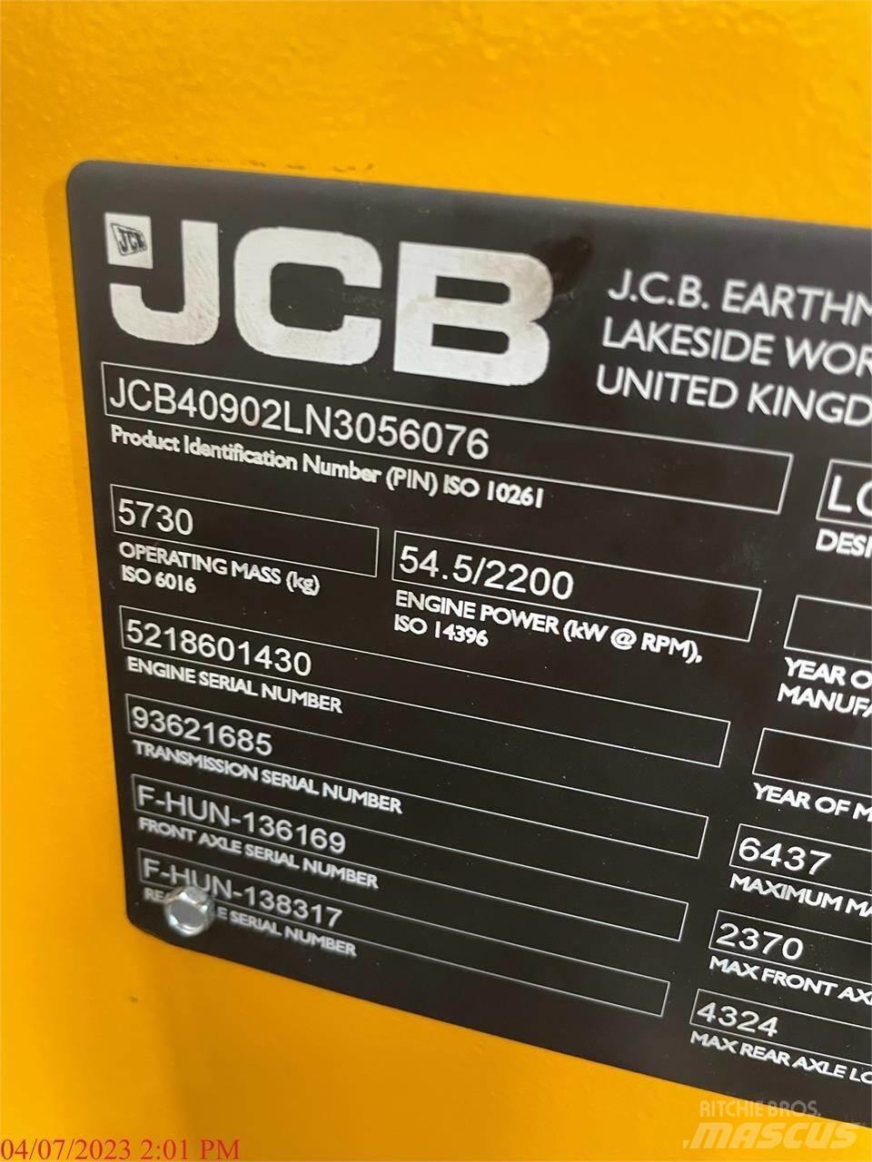 JCB 409 Utovarivači na točkove