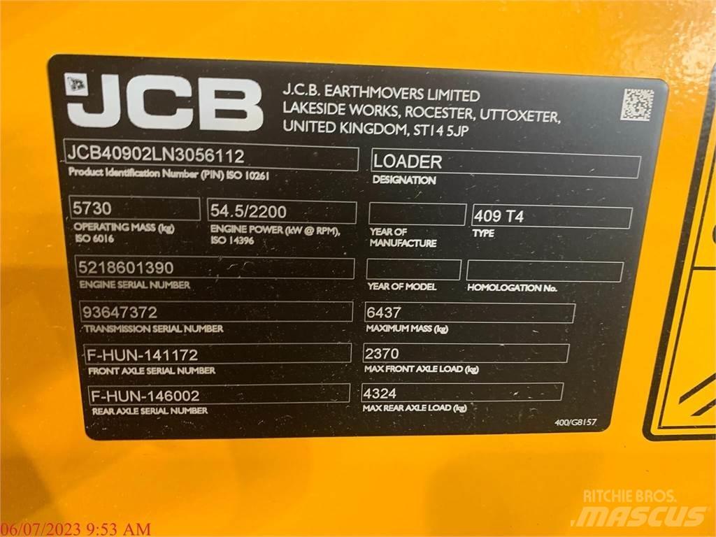JCB 409 Utovarivači na točkove