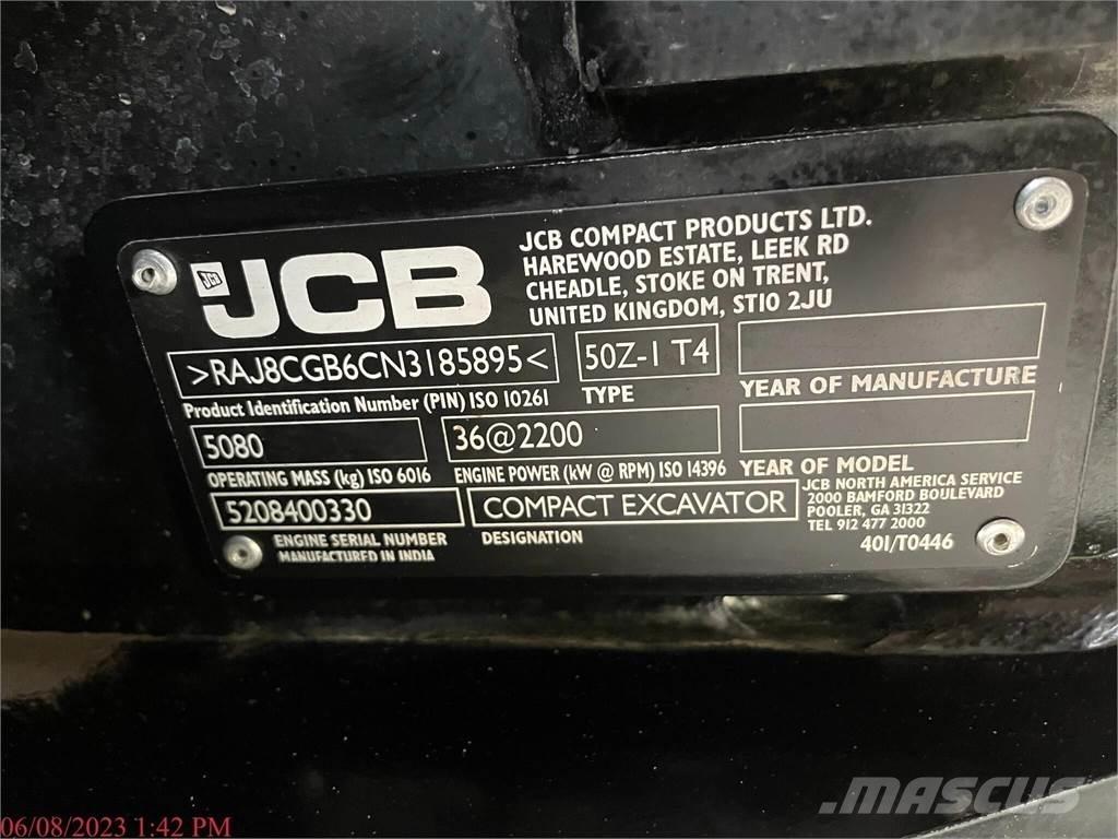 JCB 50Z-1 Mini bageri < 7t