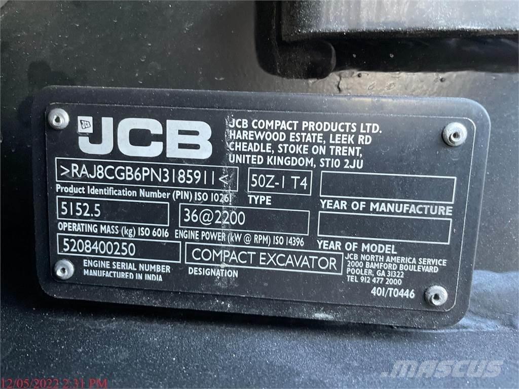 JCB 50Z-1 Mini bageri < 7t
