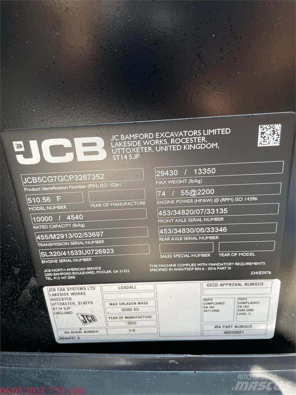 JCB 510-56 Teleskopski viljuškari