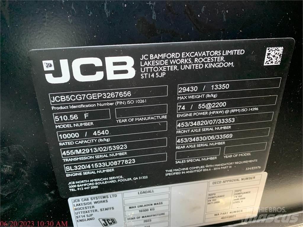JCB 510-56 Teleskopski viljuškari
